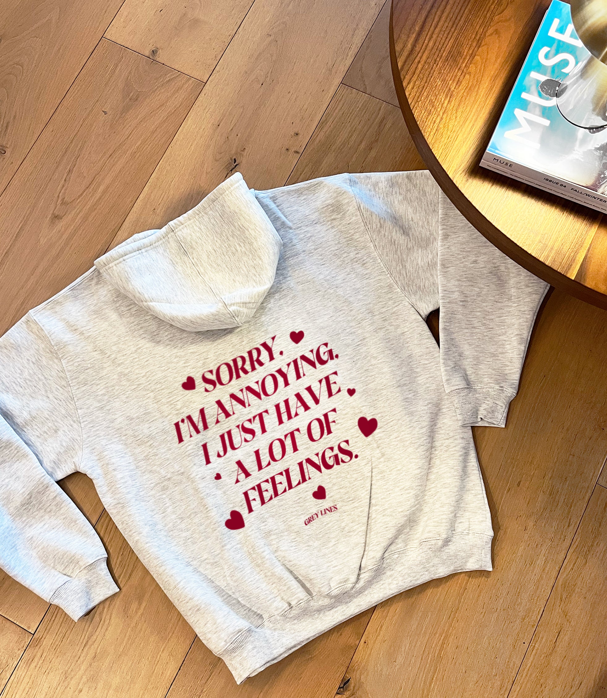 PRE-ORDER: Sorry I'm Annoying I Just Have A Lot Of Feelings Oversized Hoodie (Shipping in 1-2 weeks)