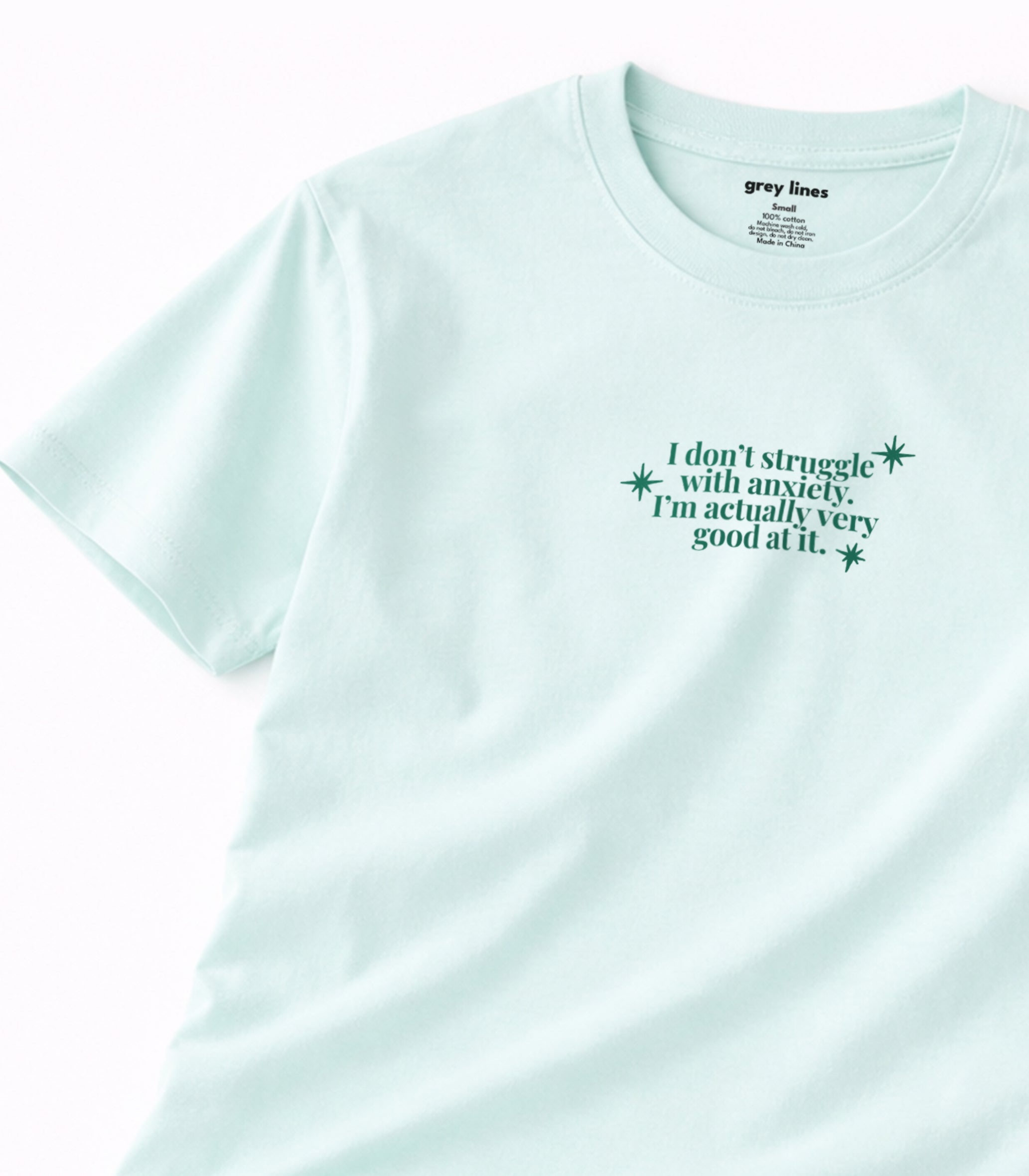 I Don't Struggle With Anxiety. I'm Actually Very Good At It Oversized Tee