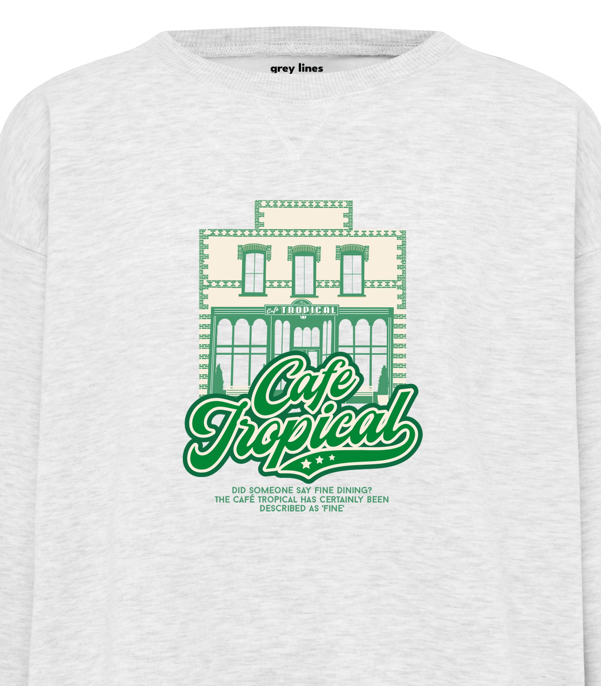 PRE-ORDER: Cafe Tropical Oversized Sweatshirt (Shipping in 1-2 weeks)