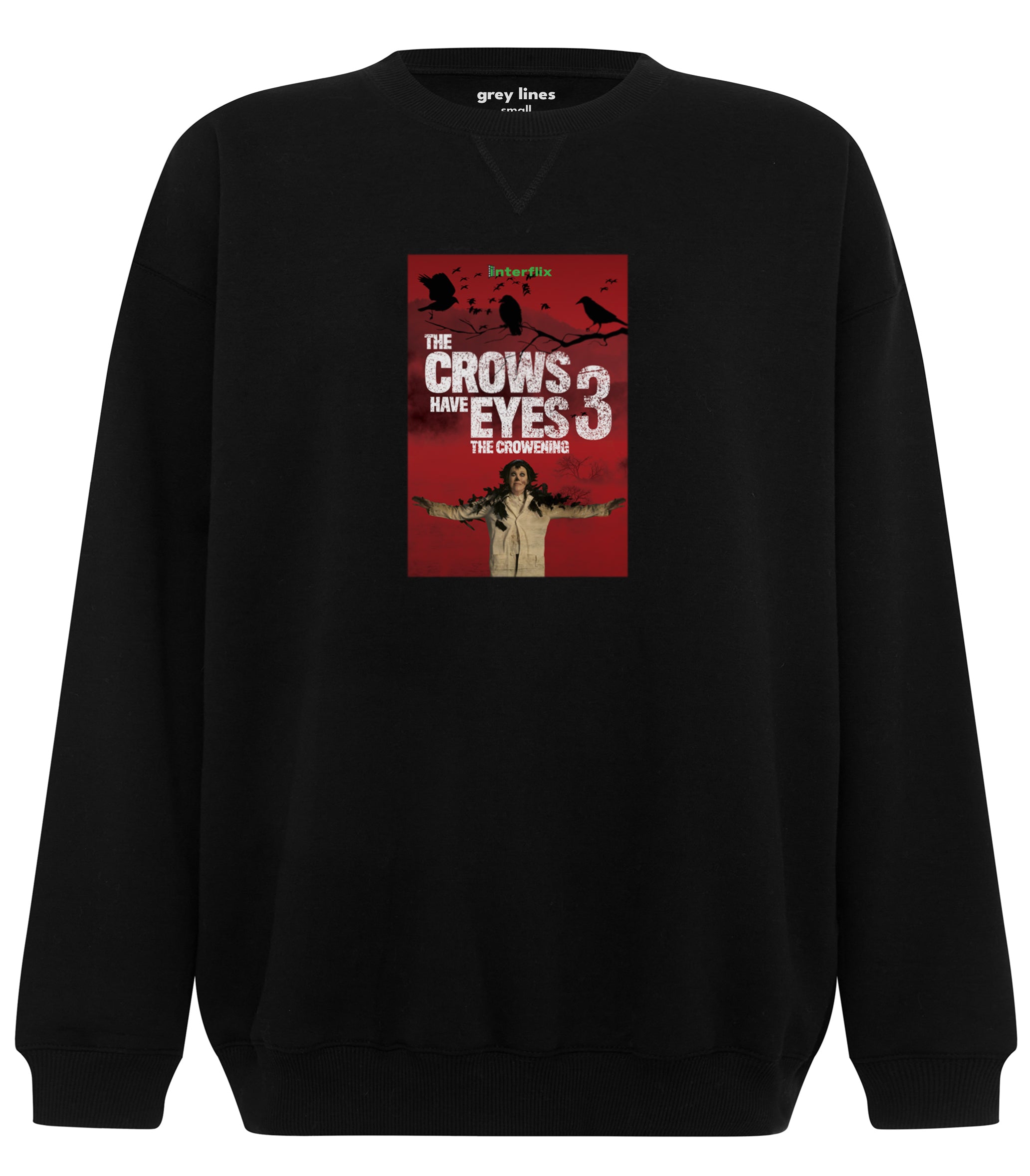PRE-ORDER: The Crows Have Eyes Oversized Sweatshirt (Shipping in 1-2 weeks)