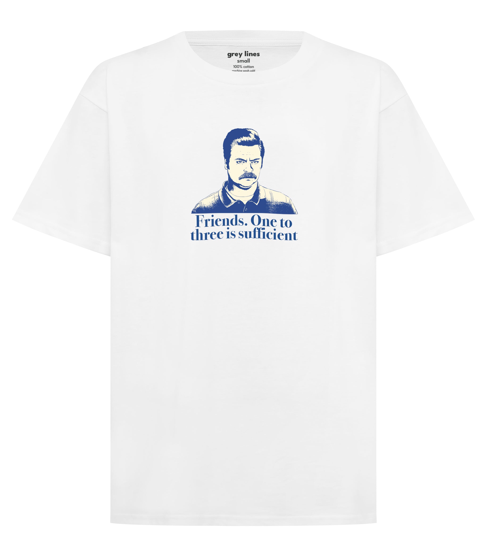PRE-ORDER: Friends. One To Three Is Sufficient Unisex Tee (Shipping in 1-2 weeks)