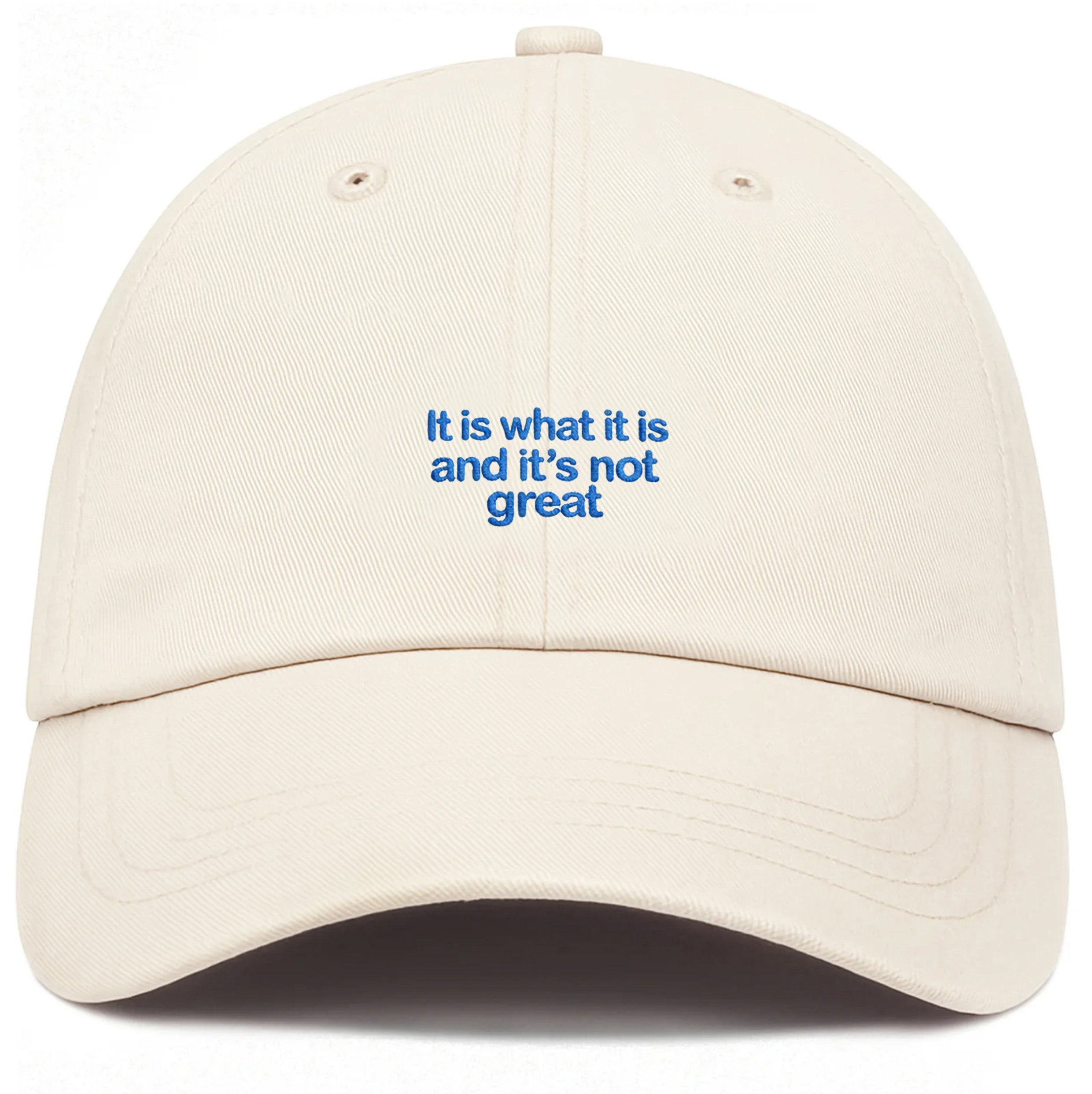 PRE-ORDER: It Is What It Is & It's Not Great Cotton Hat (Shipping in 2-3 weeks)