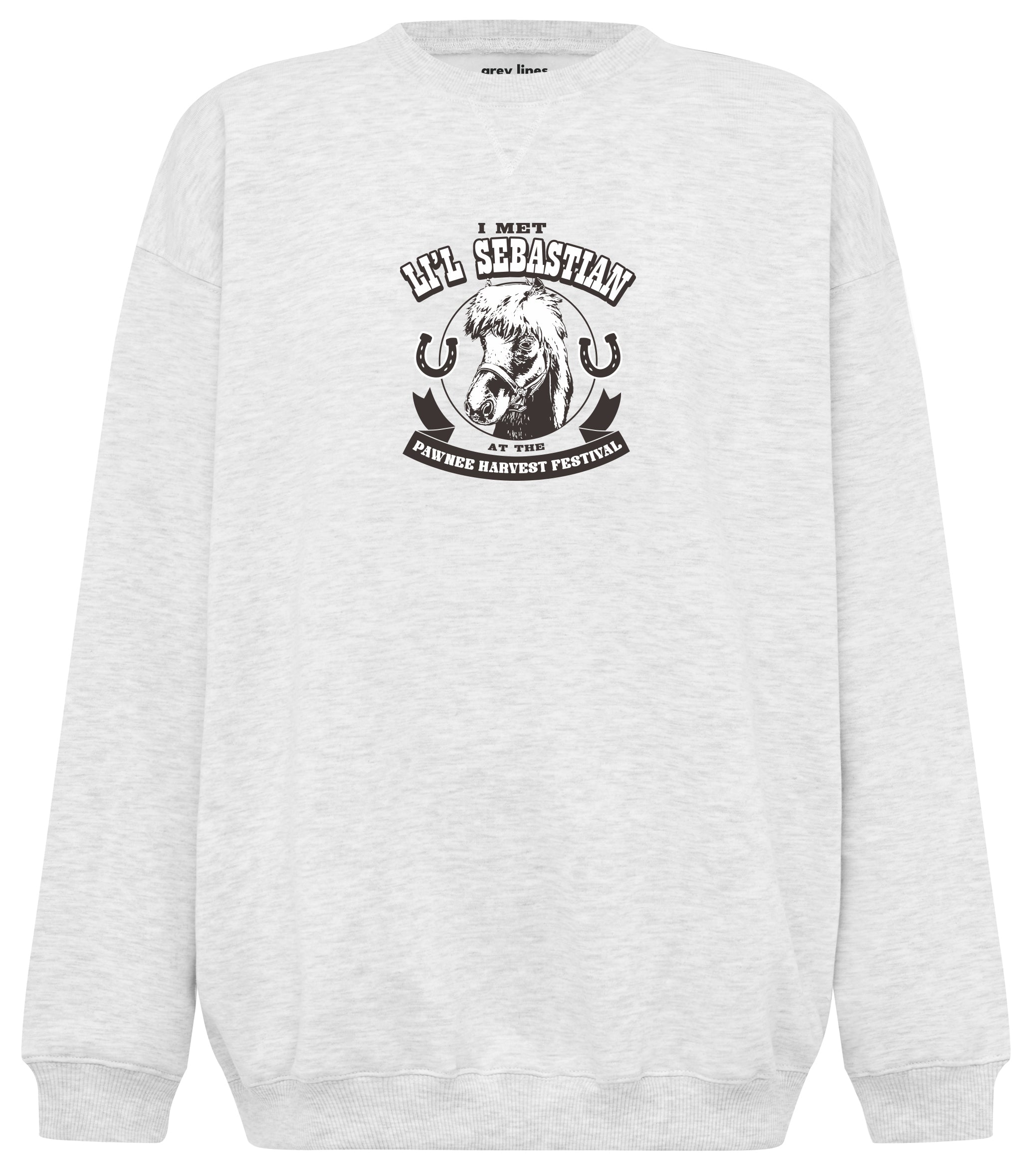 PRE-ORDER: I Met Lil Sebastian Oversized Sweatshirt (Shipping in 1-2 weeks)