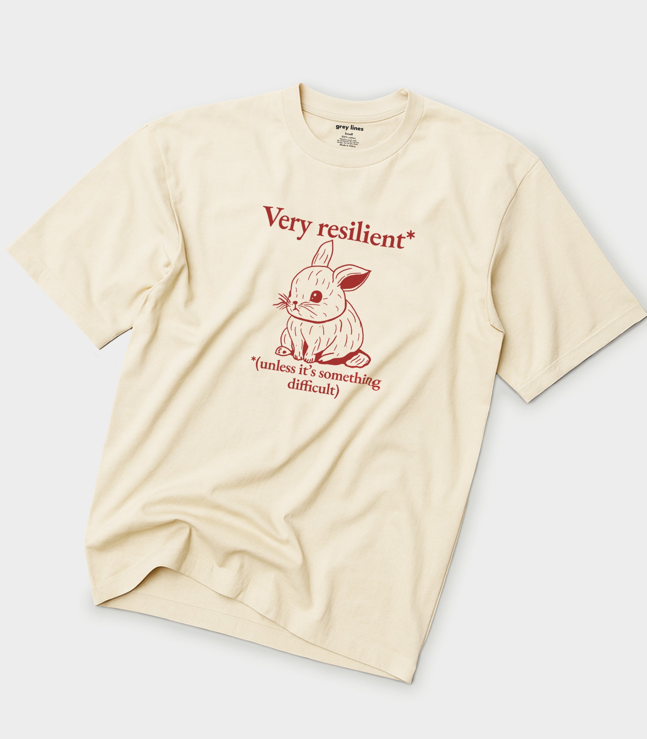 Very Resilient Unless Its Something Difficult Oversized Tee