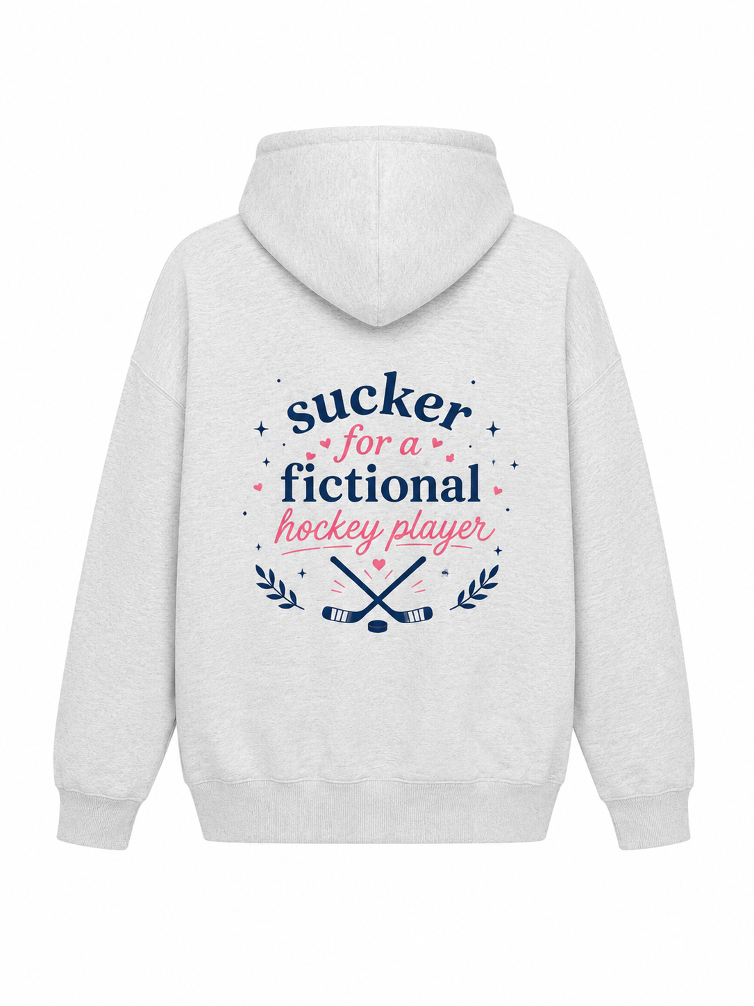 Sucker For A Fictional Hockey Player Oversized Hoodie