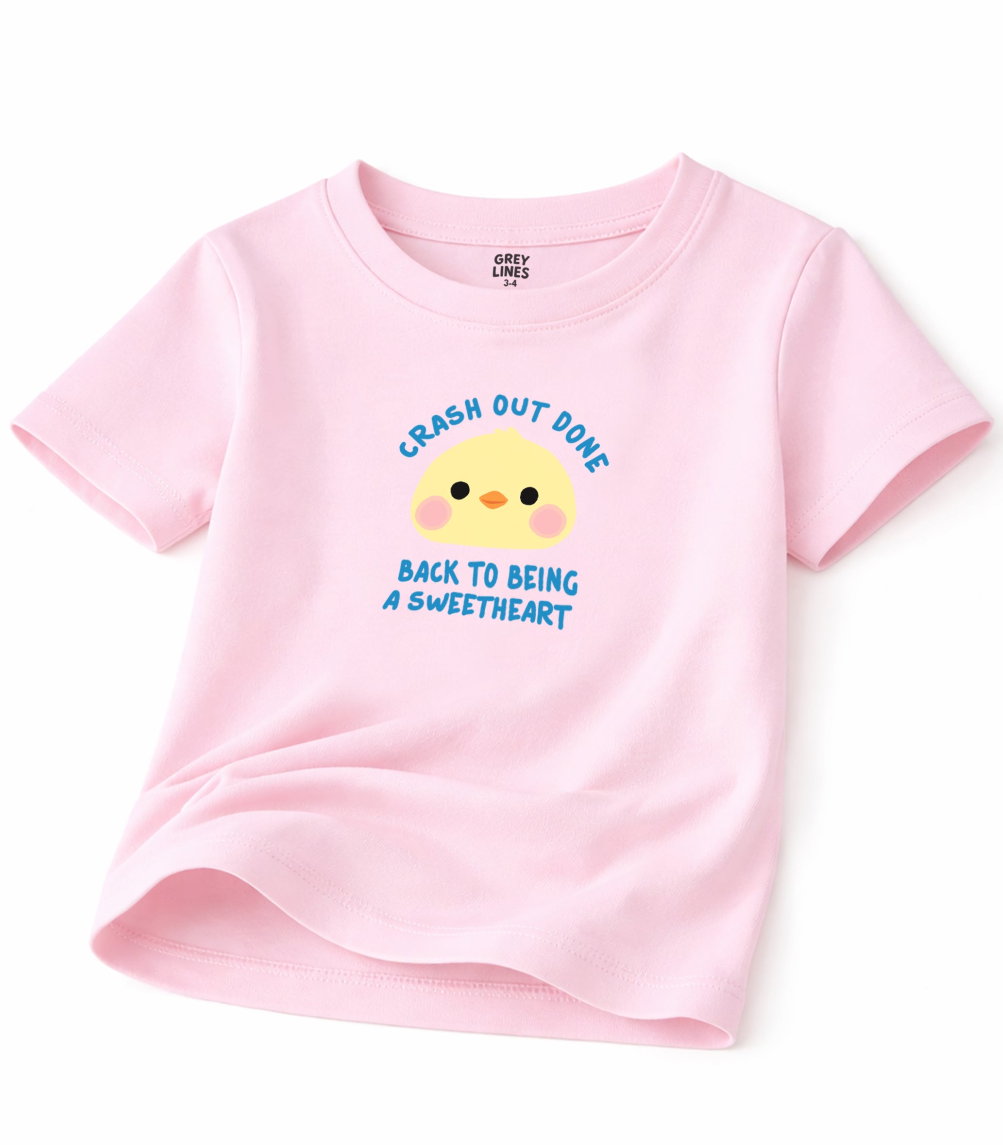 Crash Out Done. Back To Being A Sweetheart Kids Tee