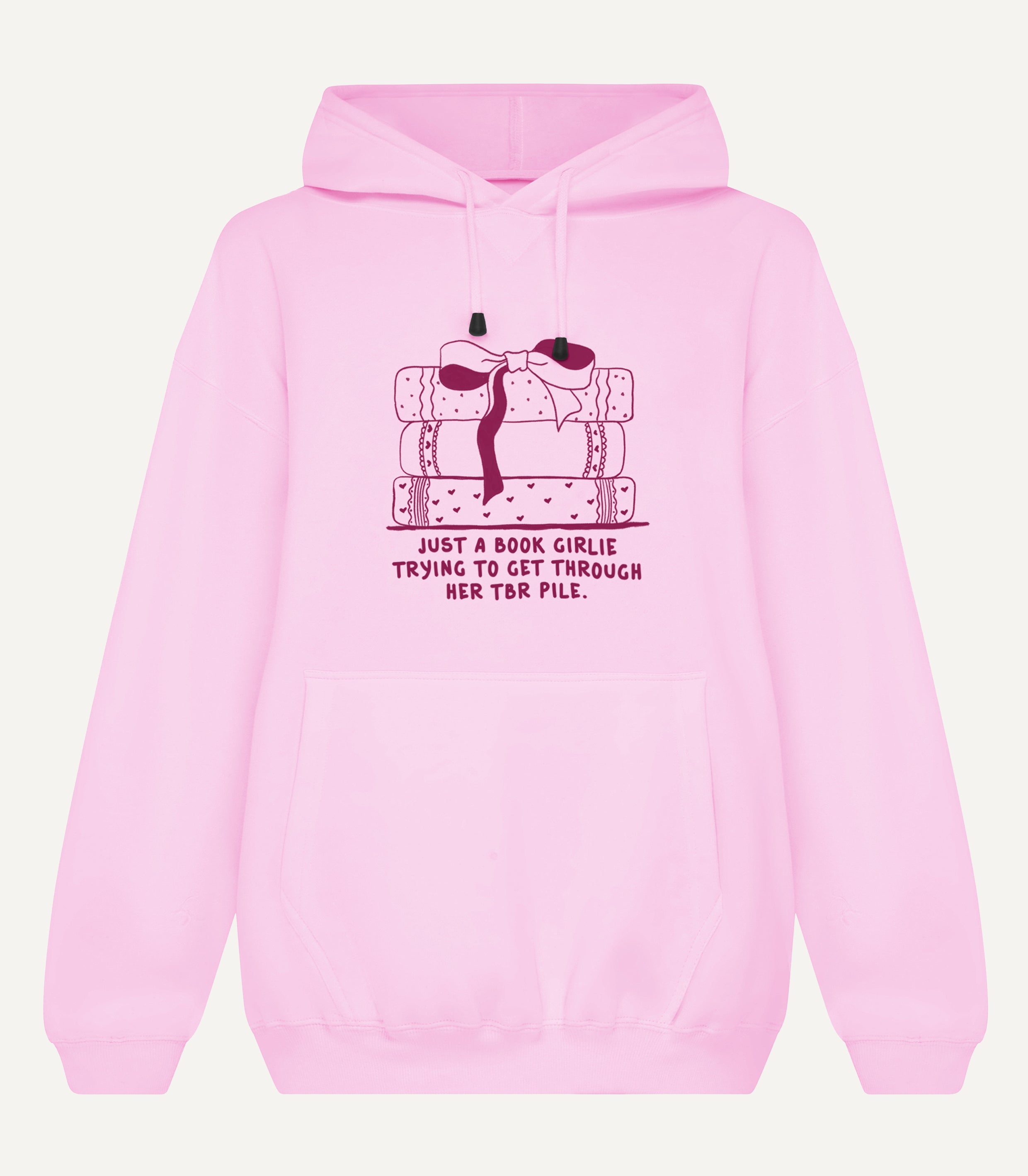 Just A Book Girlie Trying To Get Through Her TBR Pile Oversized Hoodie