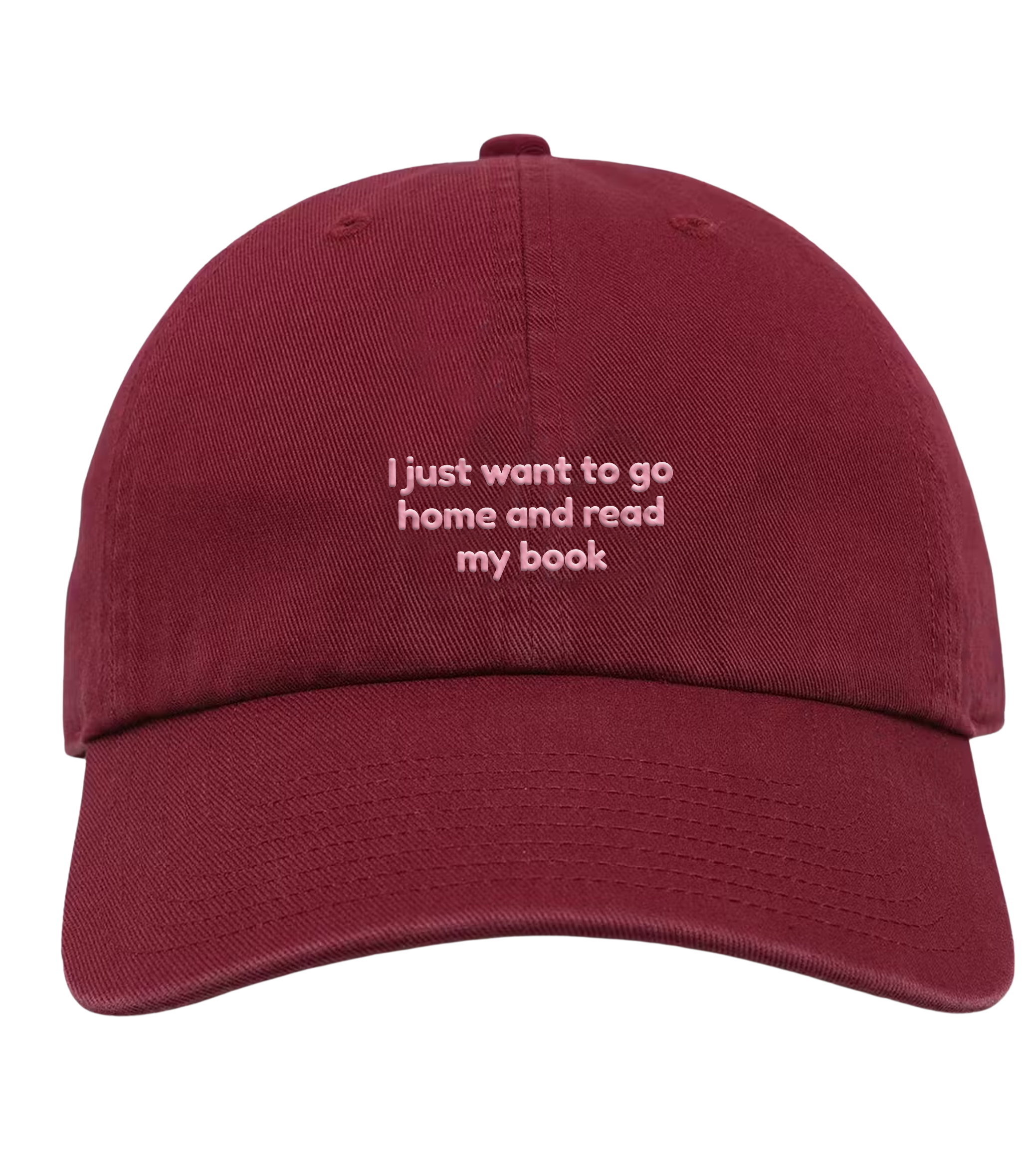 I Just Want To Go Home And Read My Book Cotton Hat