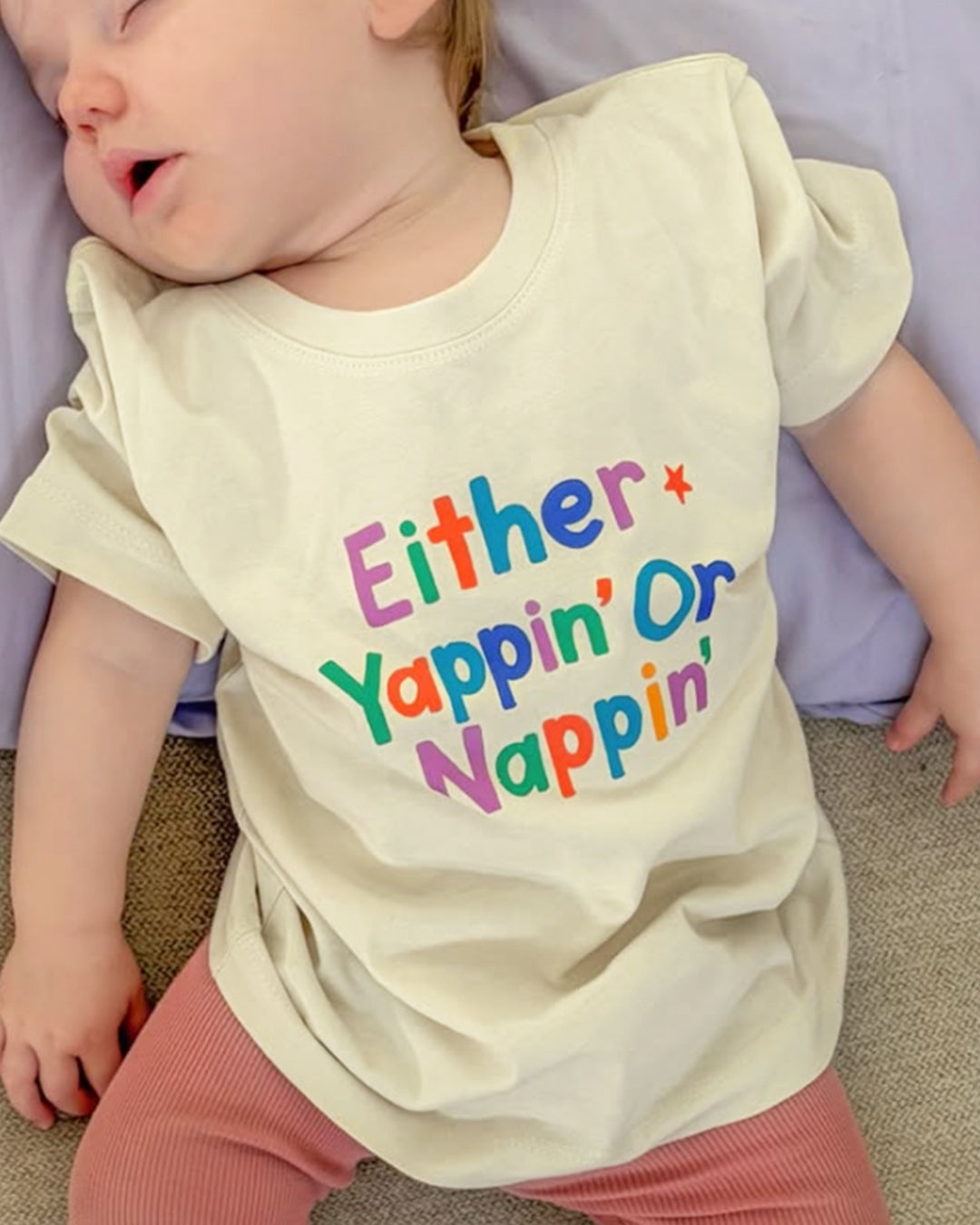 Either Yappin' Or Nappin' Kids Tee