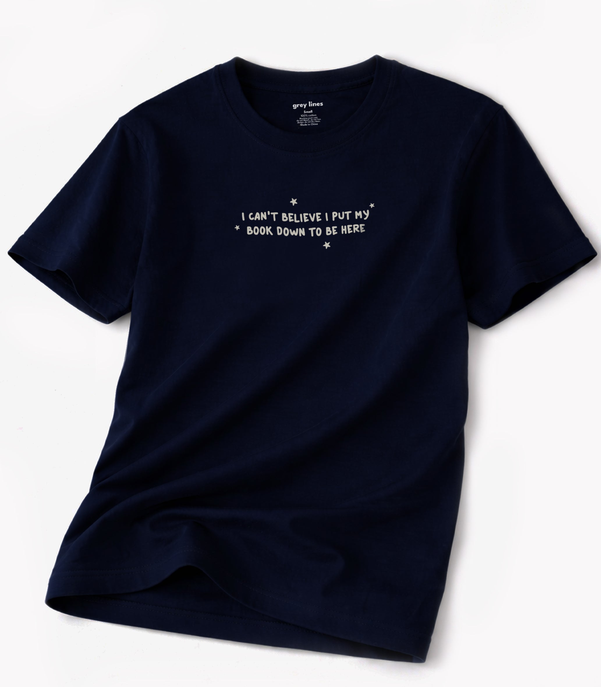 I Can't Believe I Put My Book Down To Be Here Oversized Tee