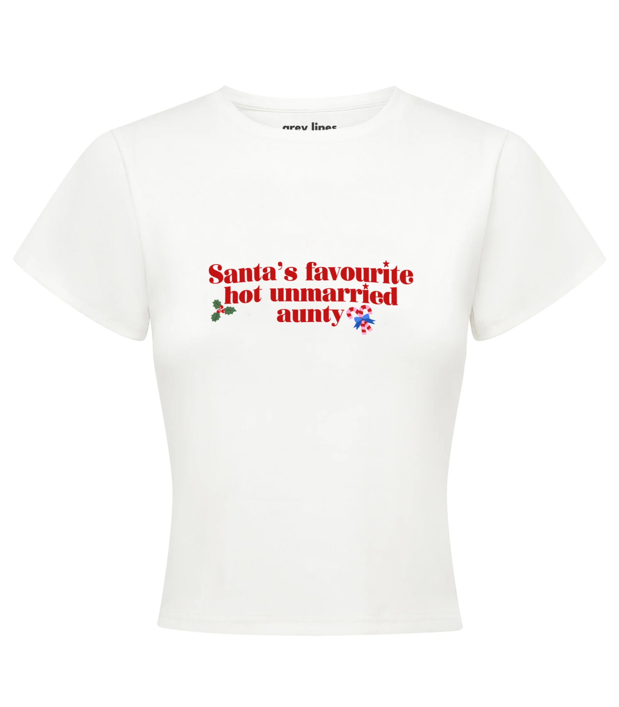 Santa's Favourite Hot Unmarried Aunty Baby Tee