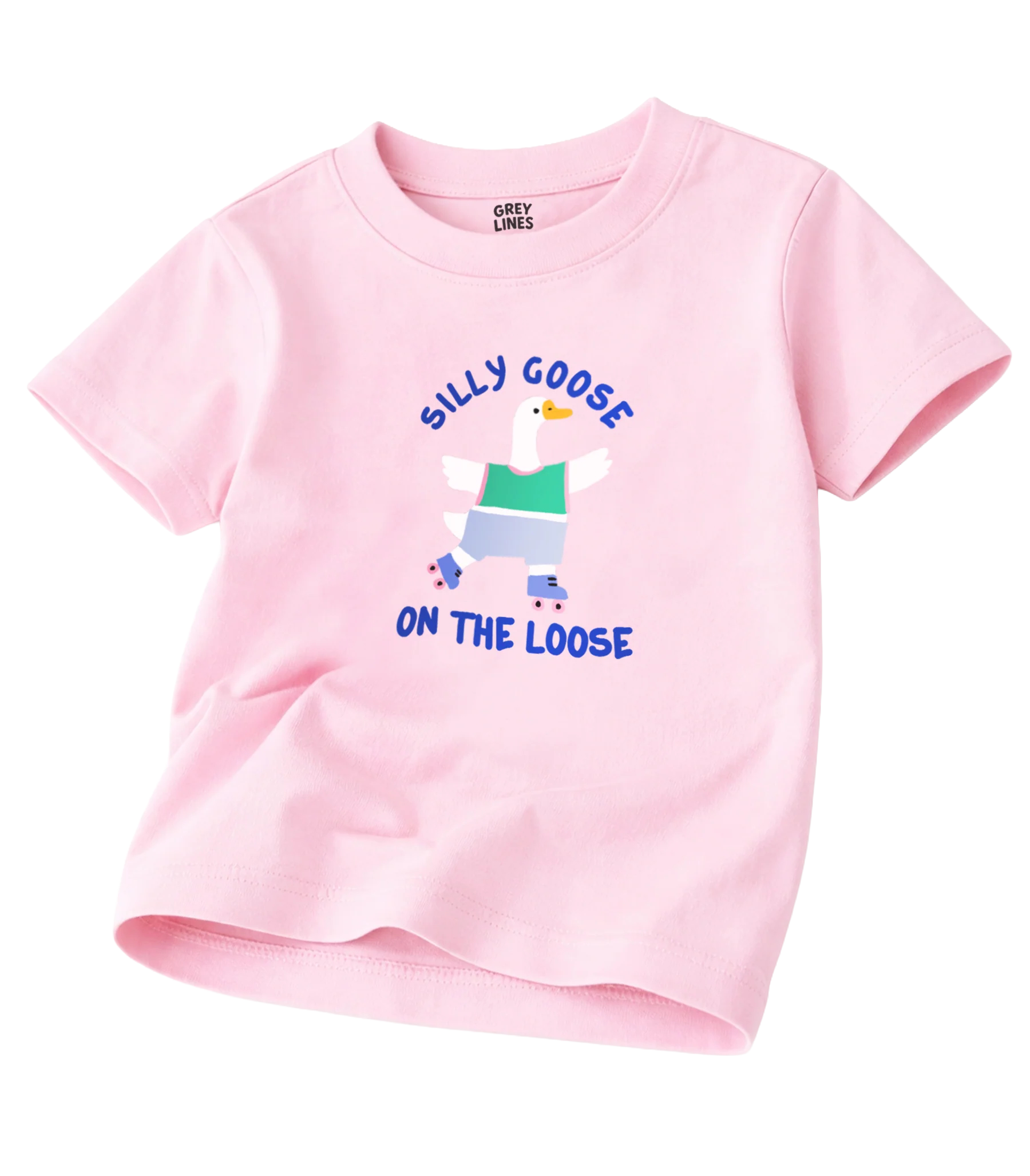 Silly Goose On The Loose Kids Tee (Pink colour) - LESS THAN 10 UNITS LEFT!