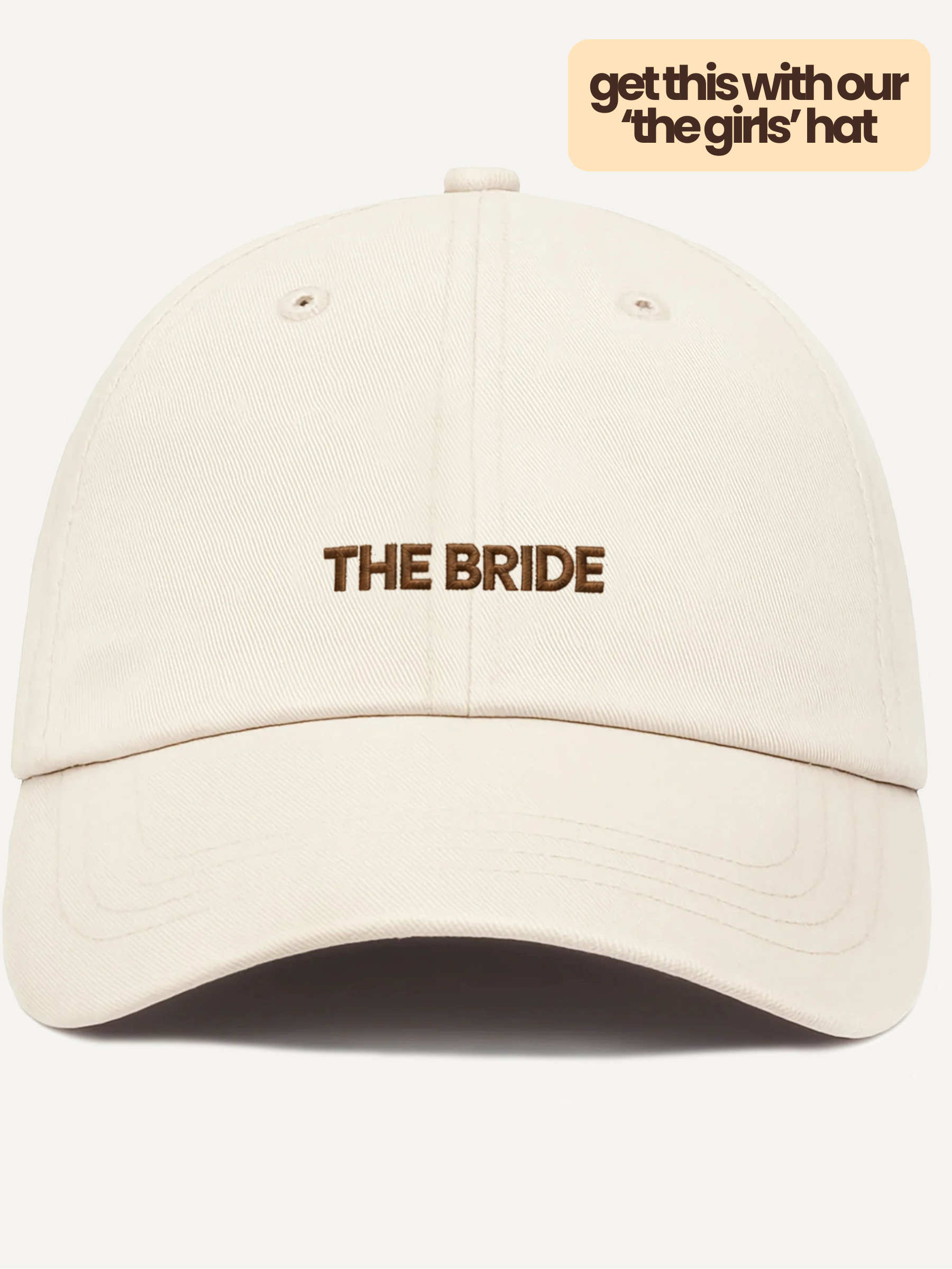 PRE-ORDER: The Bride Cotton Hat (Shipping in 2-3 weeks)