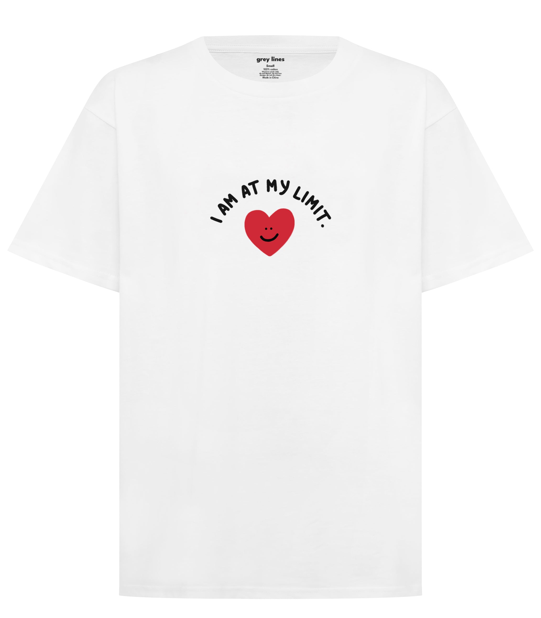 PRE-ORDER: I Am At My Limit Oversized Tee (Shipping in 1-2 weeks)