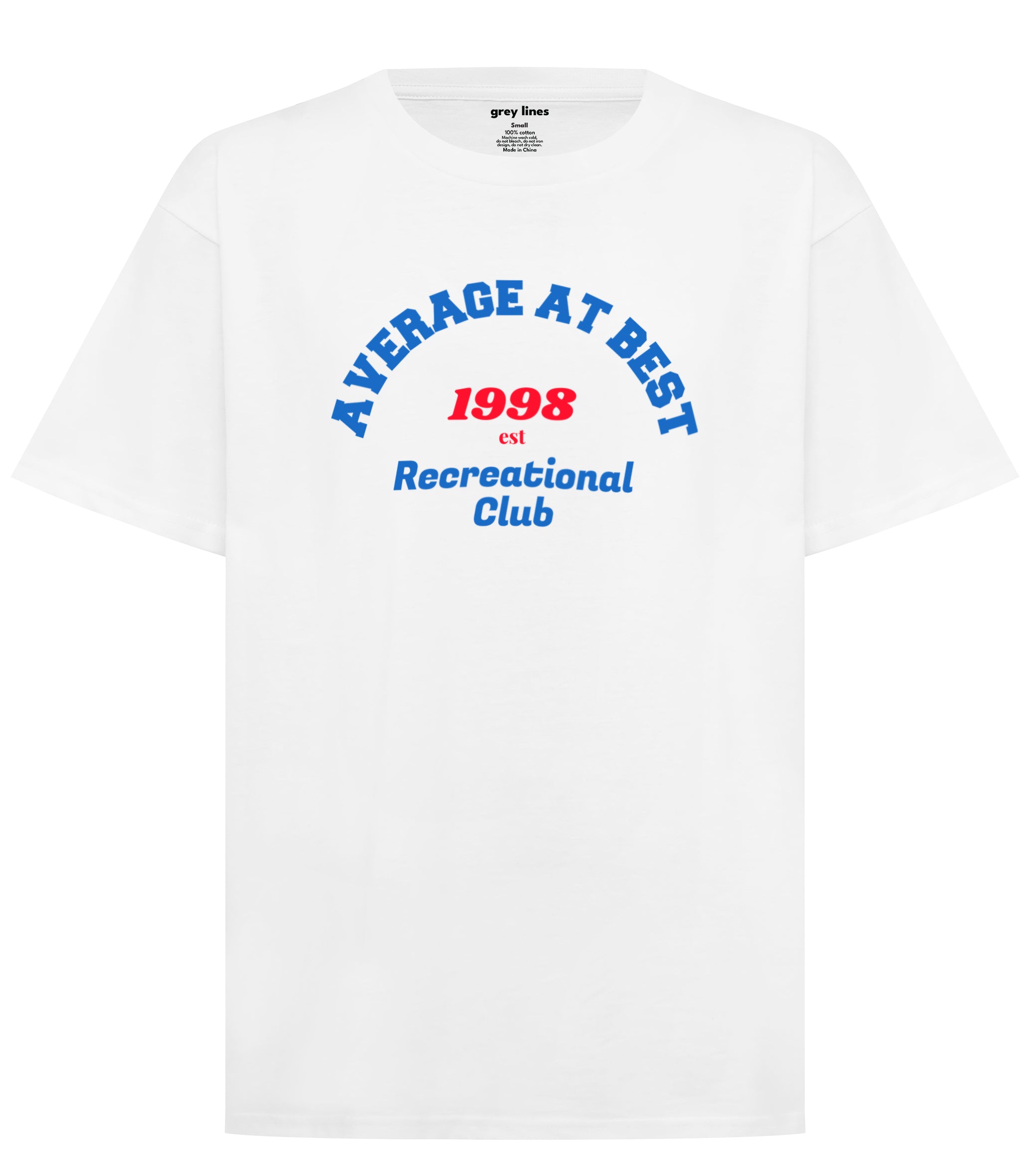 Average At Best Oversized Tee