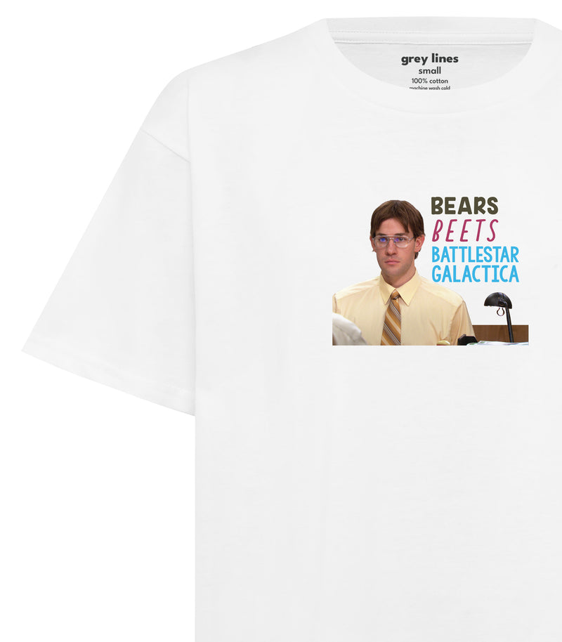 Bears, Beets, Battlestar Galactica (Oversized Tee)