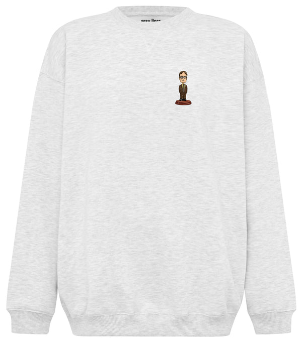 Dwight Bobblehead (Oversized Sweatshirt)