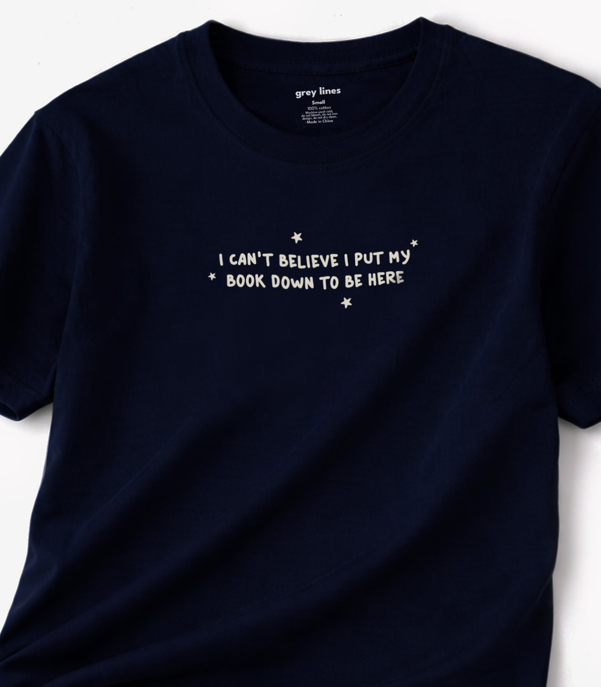 I Can't Believe I Put My Book Down To Be Here Oversized Tee