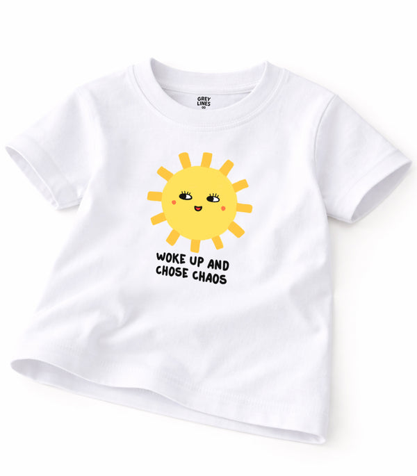 Woke Up & Chose Chaos Kids Tee