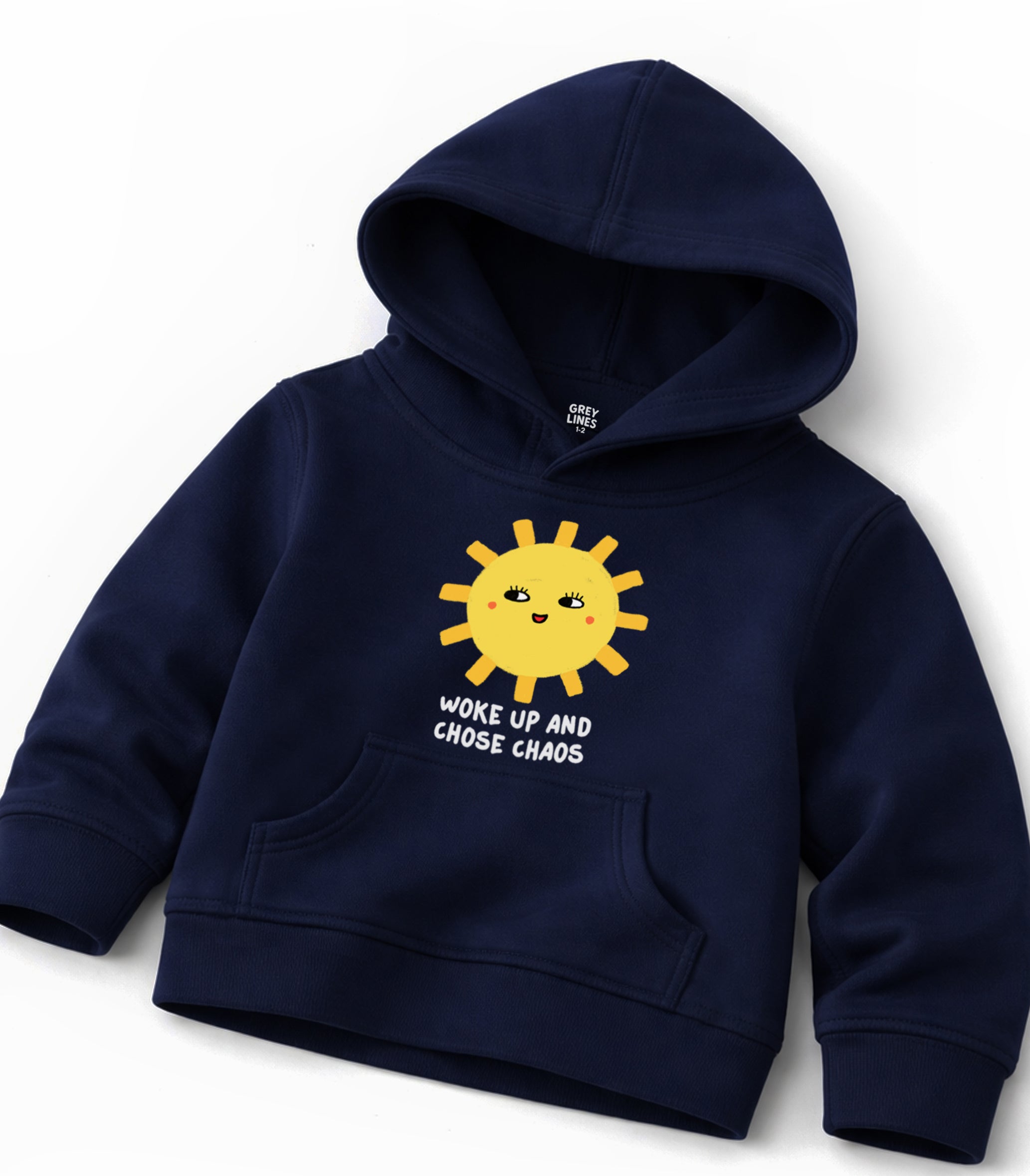 Woke Up & Chose Chaos Kids Hoodie