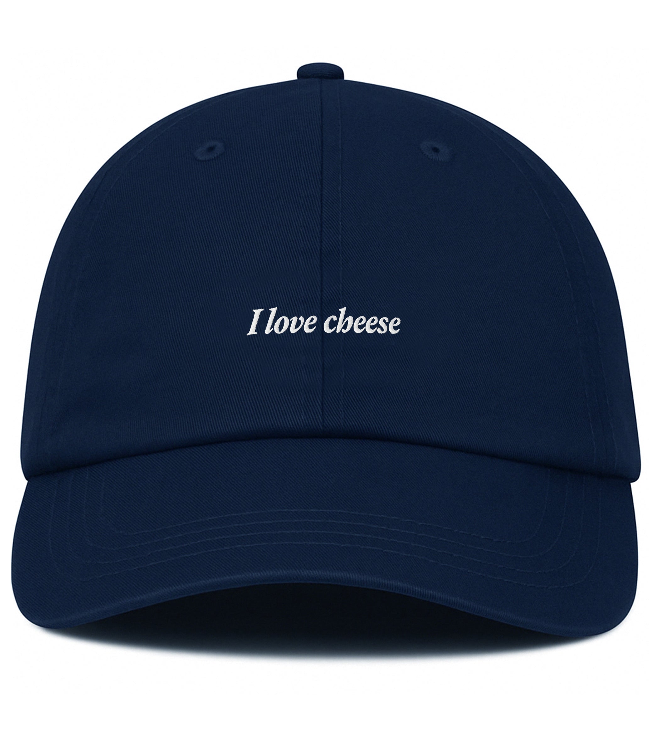 PRE-ORDER: I Love Cheese Cotton Hat (Shipping in 2-3 weeks)