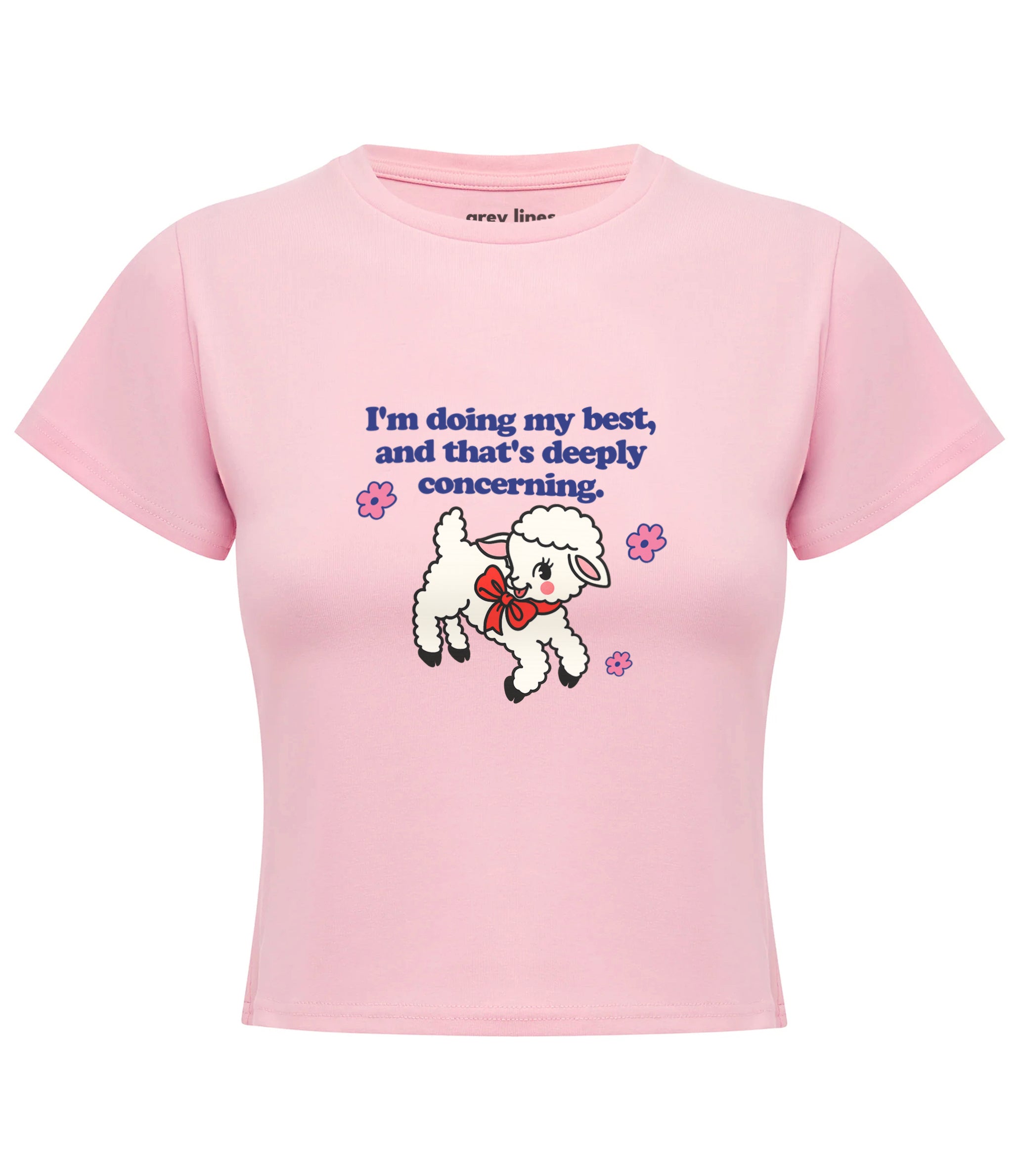 I'm Doing My Best And That's Deeply Concerning Baby Tee
