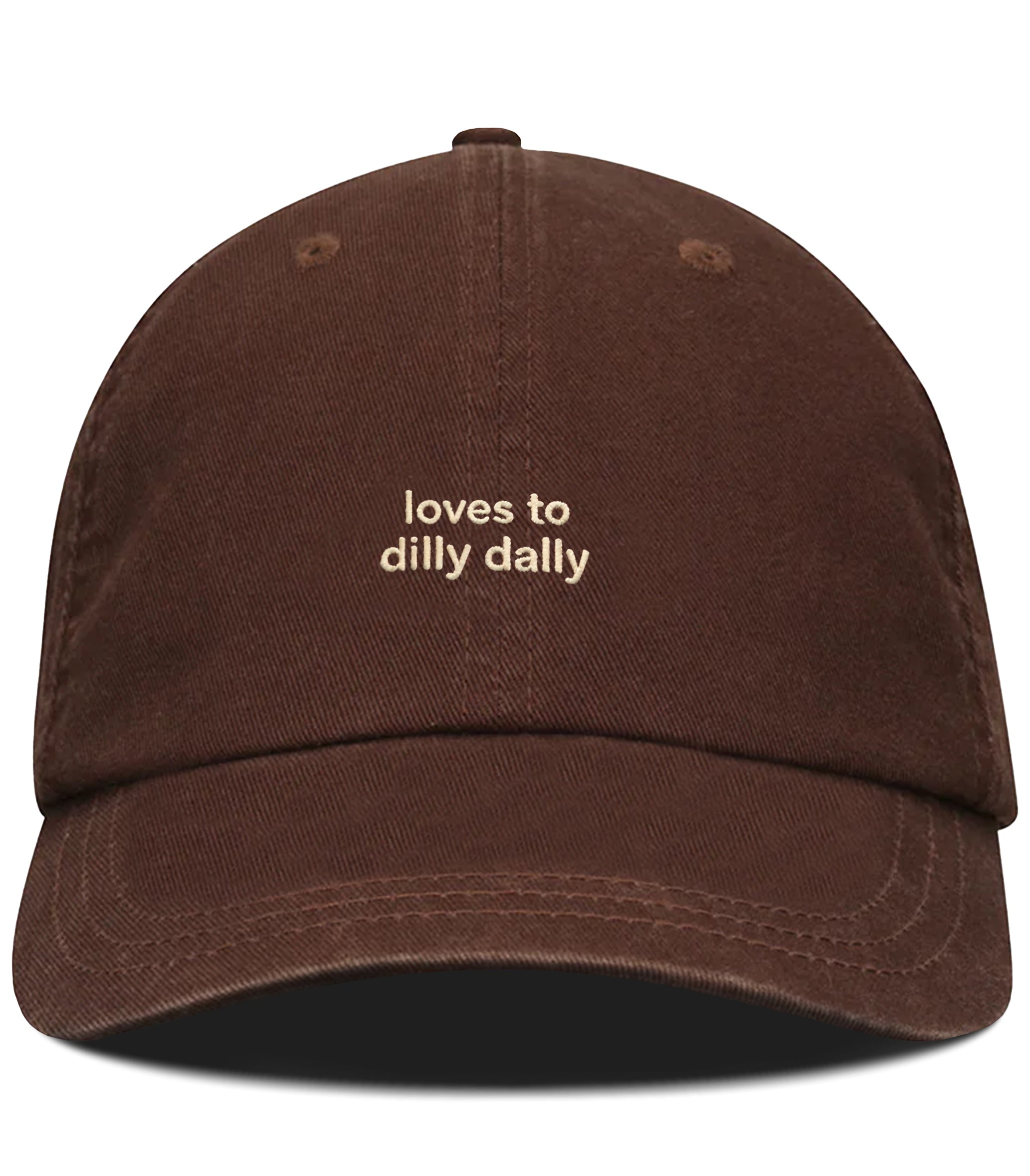 PRE-ORDER: Loves To Dilly Dally Cotton Hat (Shipping in 2-3 weeks)