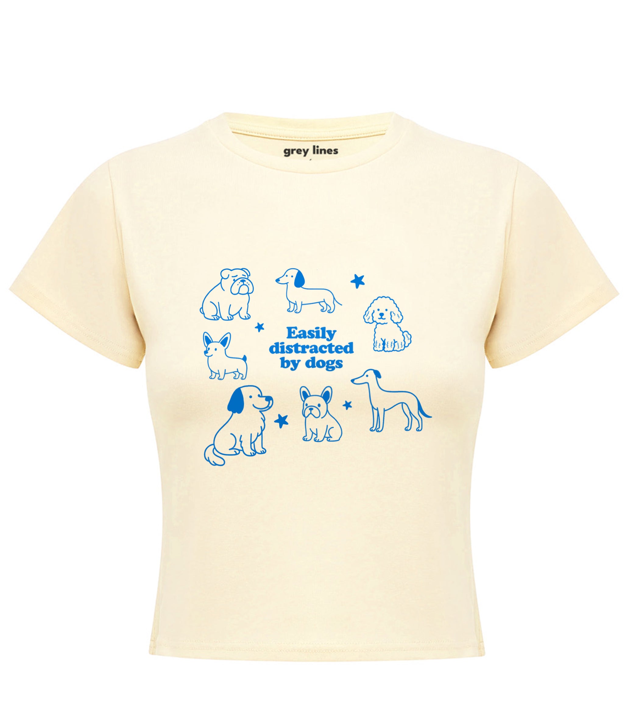 Easily Distracted By Dogs Baby Tee - LESS THAN 15 UNITS LEFT!