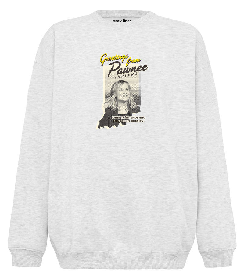 Greetings From Pawnee (Oversized Sweatshirt)