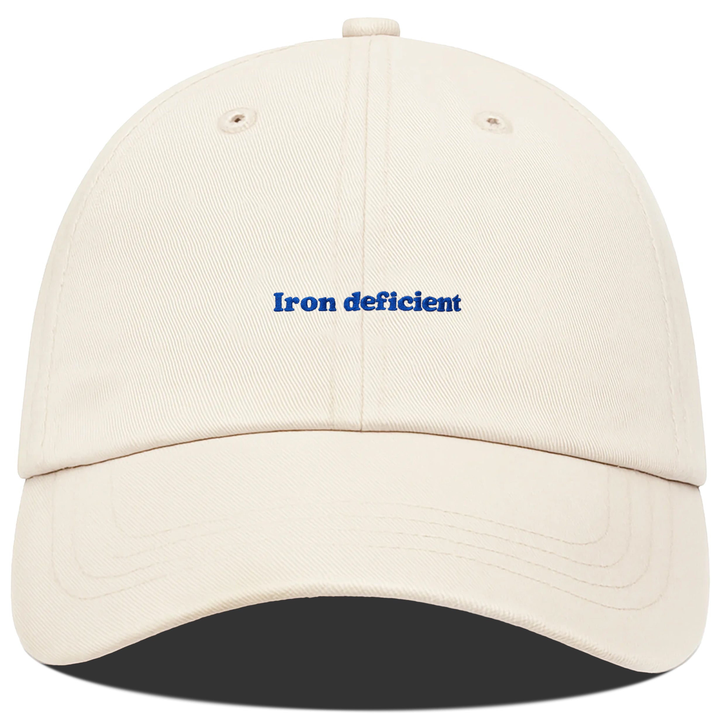 PRE-ORDER: Iron Deficient Cotton Hat (Shipping in 2-3 Weeks)