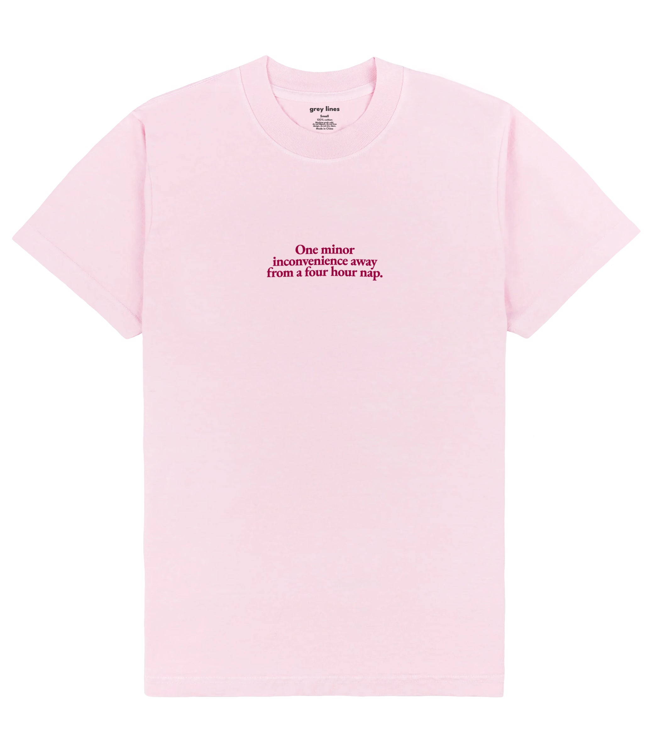 One Minor Inconvenience Away From A Four Hour Nap Oversized Tee