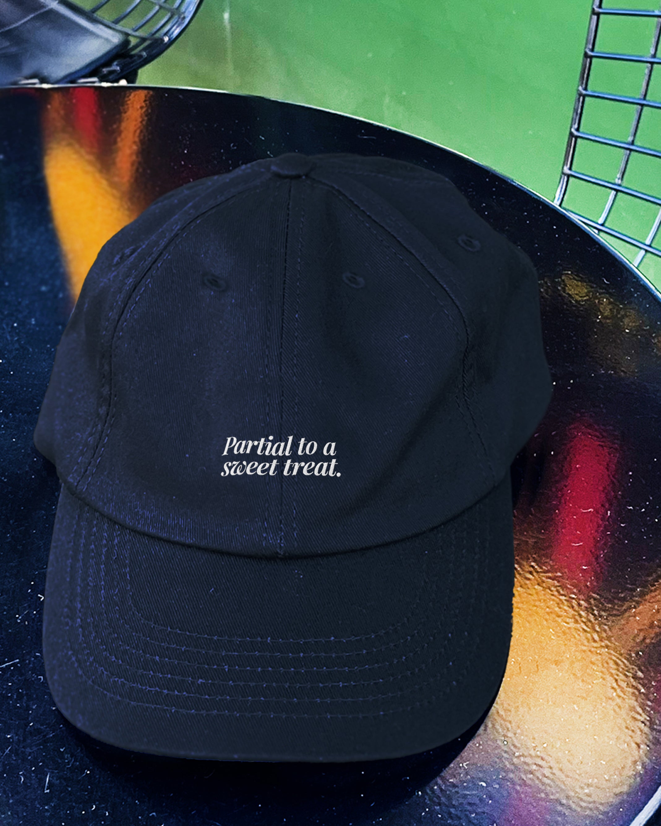 PRE-ORDER: Partial To A Sweet Treat Cotton Hat (Shipping in 2-3 weeks)