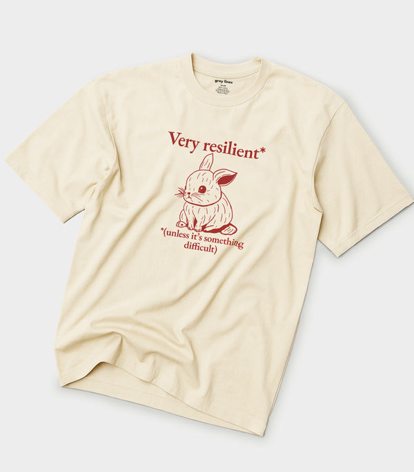 Very Resilient Unless Its Something Difficult Oversized Tee