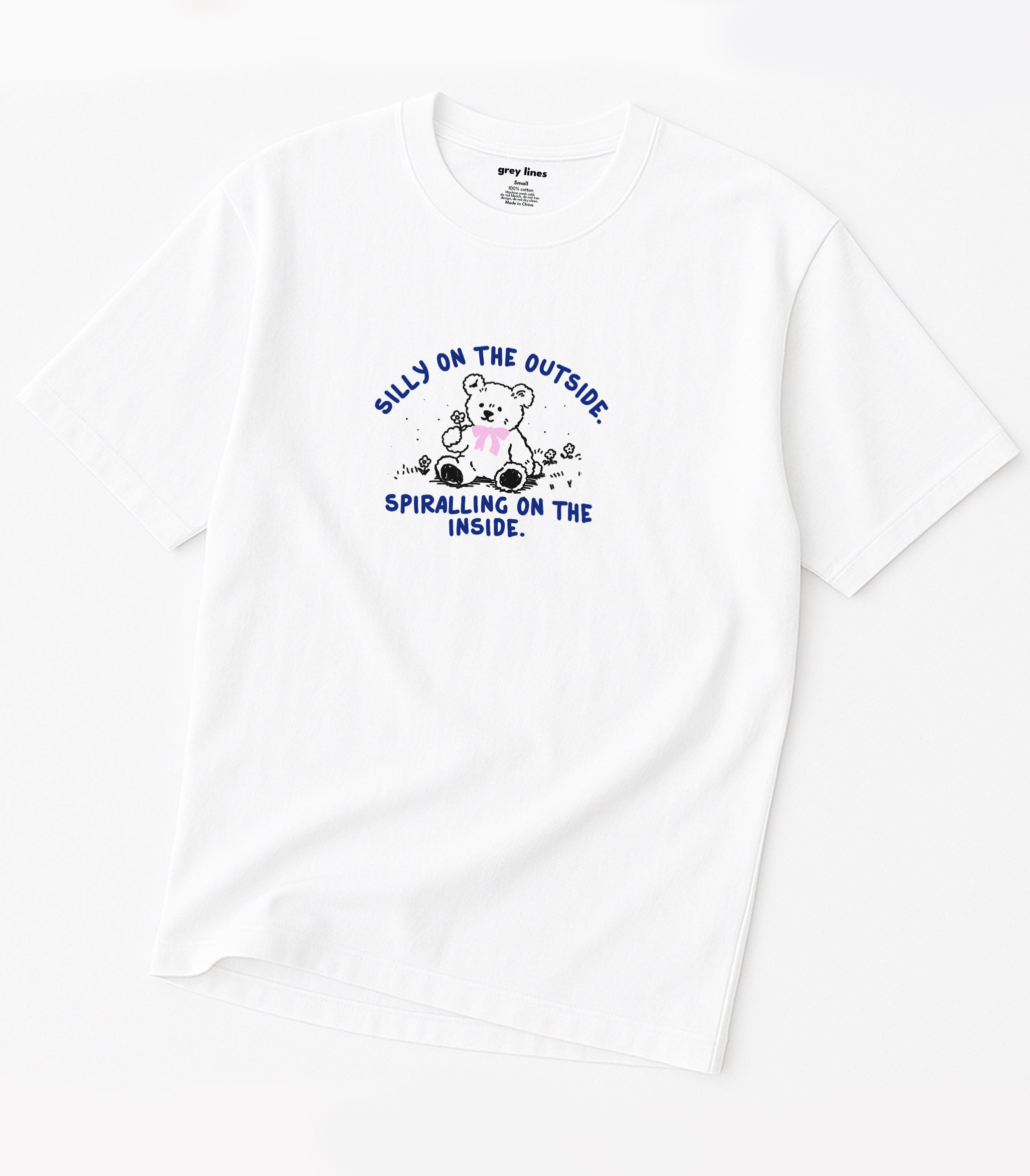 Silly On The Outside, Spiralling On The Inside Oversized Tee