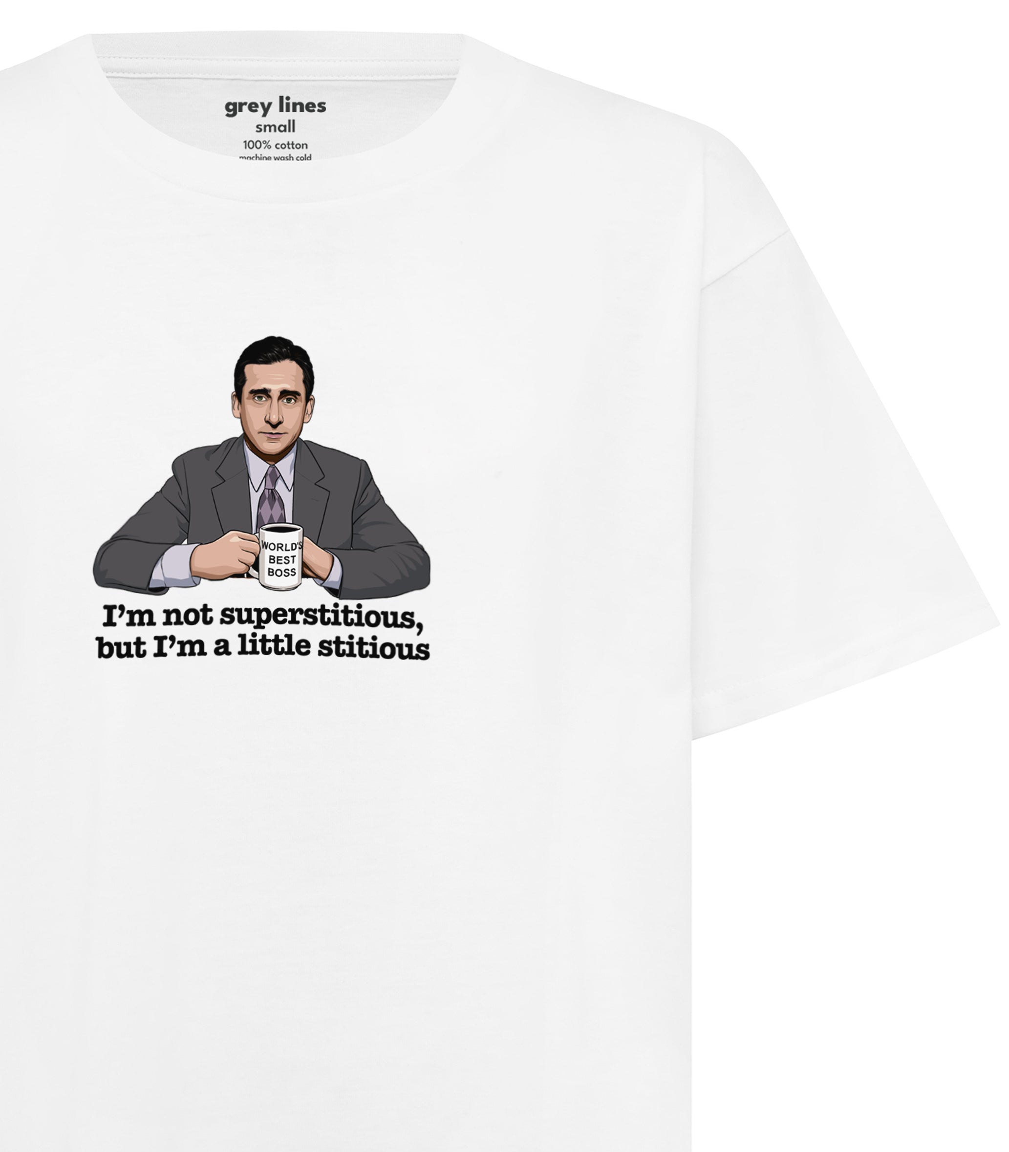 PRE-ORDER: I'm Not Superstitious, But I'm A Little Stitious Unisex Tee (Shipping in 1-2 weeks)