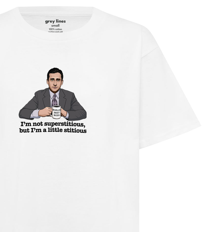 I'm Not Superstitious, But I'm A Little Stitious (Unisex Tee)