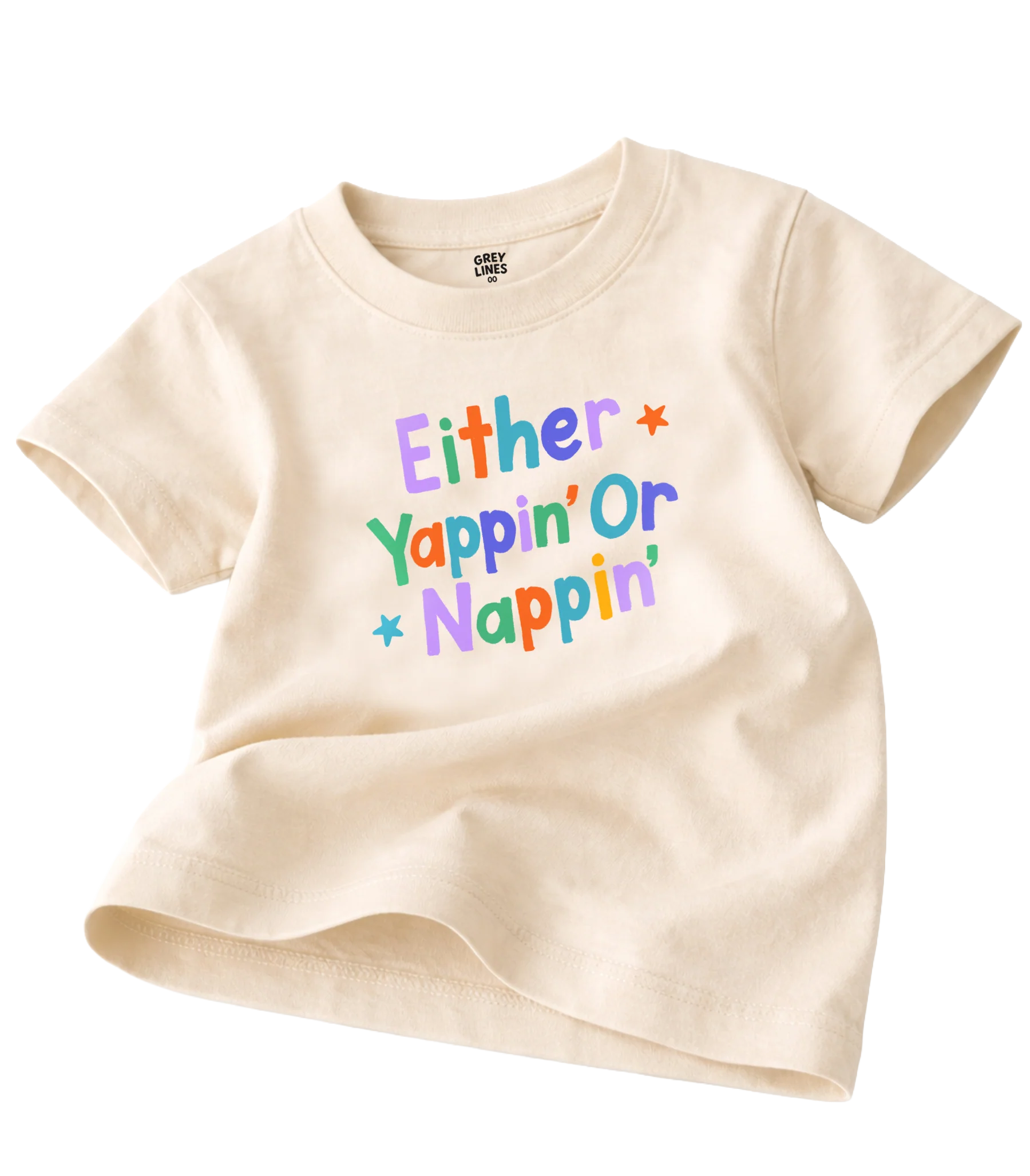 Either Yappin' Or Nappin' Kids Tee