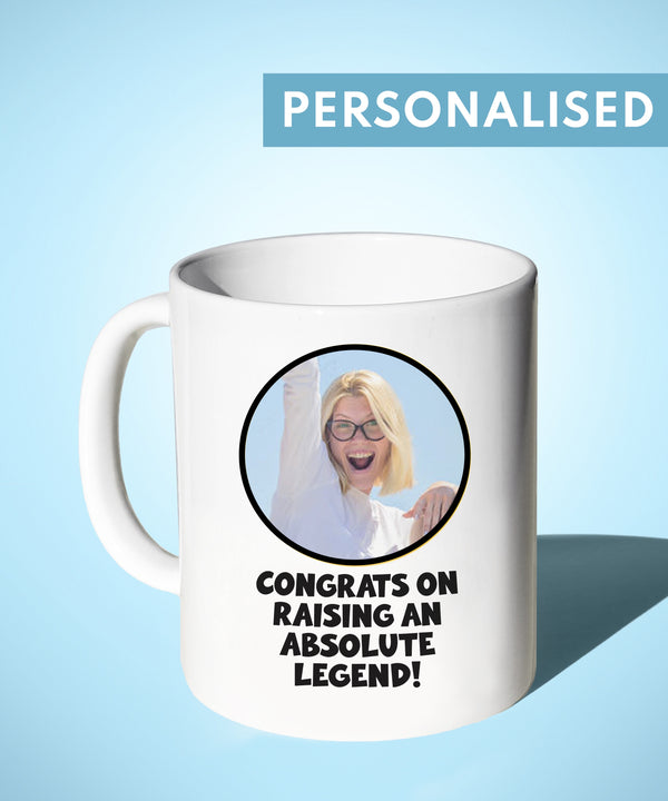 congrats on raising an absolute legend (personalised coffee mug)