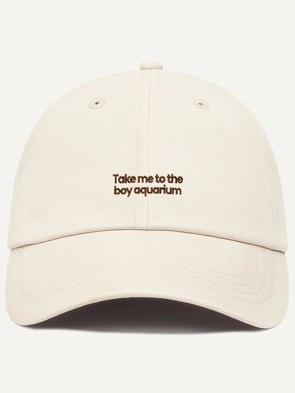 PRE-ORDER: Take Me To The Boy Aquarium Cotton Hat (Shipping in 2-3 weeks)