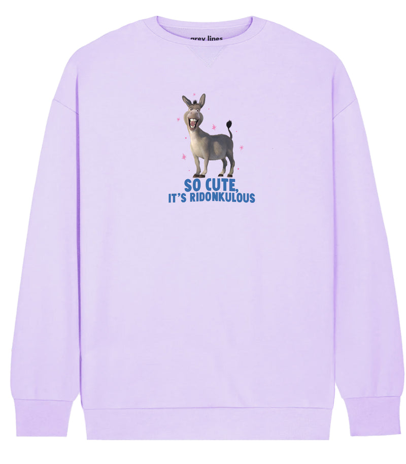 So Cute Its Ridonkulous (Oversized Sweatshirt)
