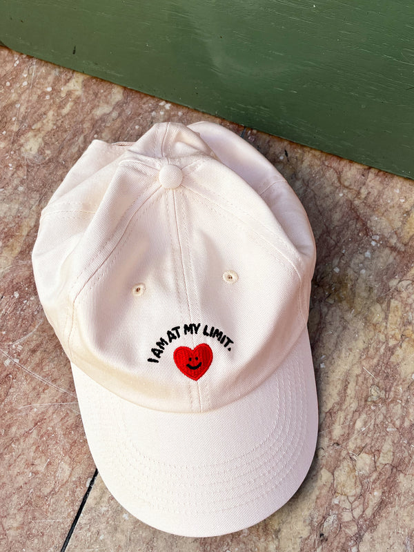 PRE-ORDER: I Am At My Limit Cotton Hat (Shipping in 1-2 weeks)