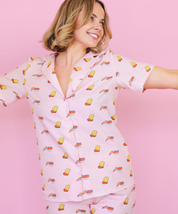 WAREHOUSE CLEARANCE: chicken nugget pj top