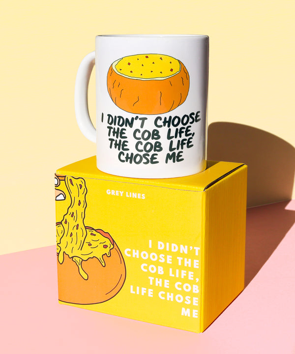 i didn't choose the cob life, the cob life chose me coffee mug