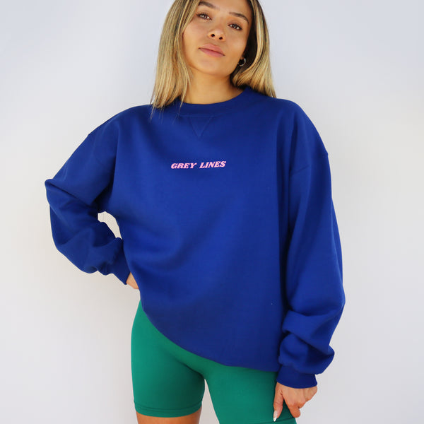Cobalt blue sweatshirt discount