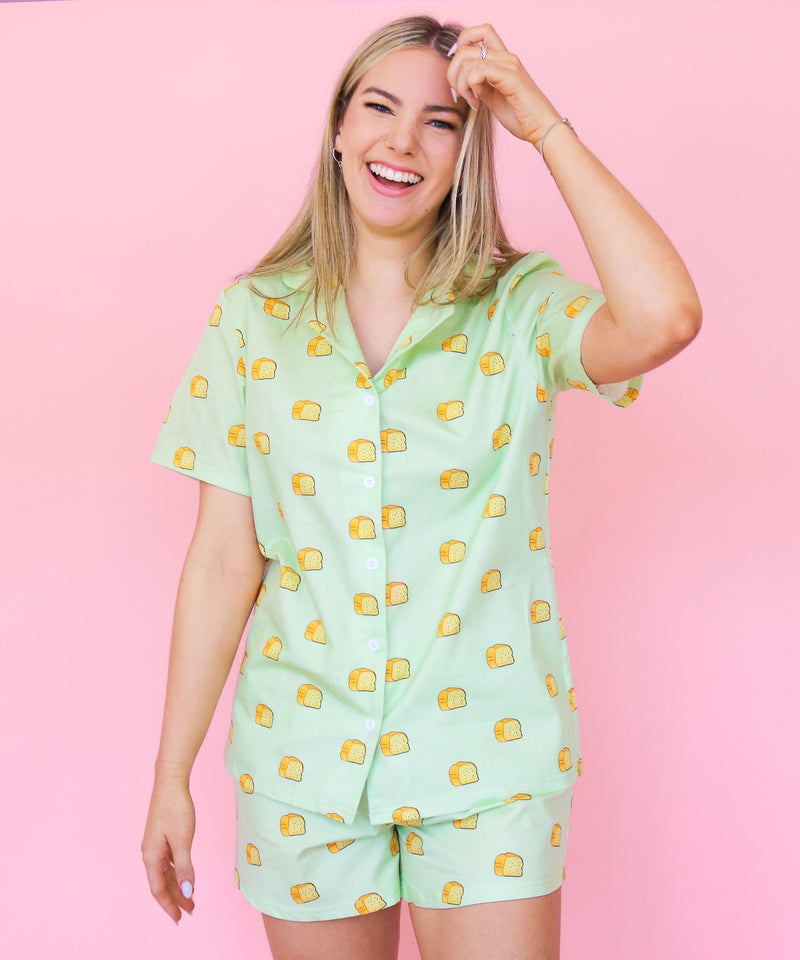 WAREHOUSE CLEARANCE: garlic bread pj bottoms