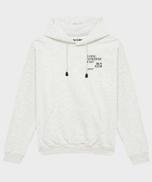 pre-order: going nowhere fast run club oversized hoodie (shipping in one week)